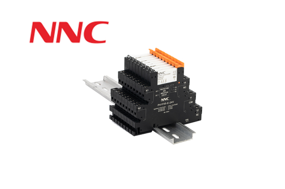 Relay Socket P41F05-E-24V for NNC41 Guide Rail Mounting Type Load Current 8A Insulation Voltage 300V