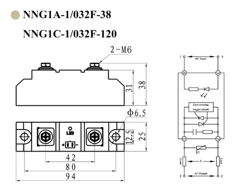 Clion NNG1A HHG1C single phase industrail control SSR with 40-1200VAC output and load current up to 400A