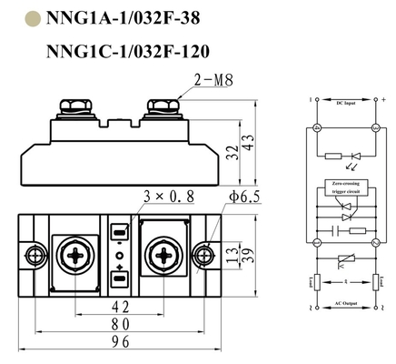 Clion NNG1A HHG1C single phase industrail control SSR with 40-1200VAC output and load current up to 400A