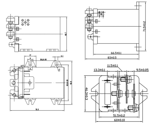 Clion High Power Relay NNC71E-1Z (JQX-59F) 80A relay electromagnetic relay 12v 24v 220v used in welding machines