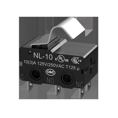 NNC водонепроницаемый микросбойник NL-10W55-F2-SZ 10A с имитируемым рычагом ролика Высокоскоростной и точный переключатель для промышленной автоматизации