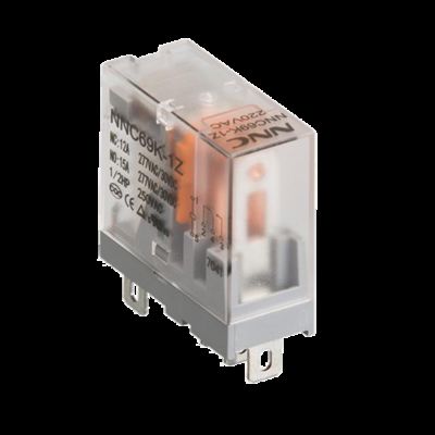 Миниатюрное герметичное силовое реле NNC Intermidiate NNC69K, соответствующее требованиям ROHS, с индикатором LED и блокируемой кнопкой тестирования